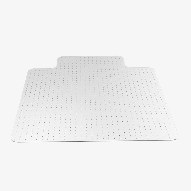 PVC 45 X 53 Lip Shape Chair Mat For Carpets